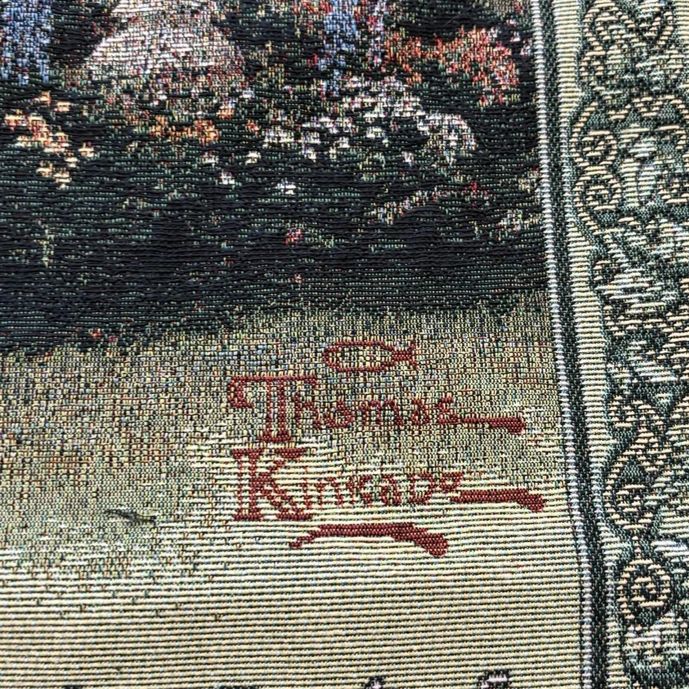 Thomas Kinkade Garden Of Hope Tapestry Wall Hinging Romans 15:13